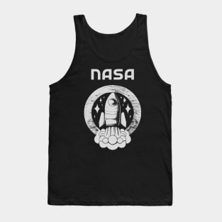 Nasa vintage rocket Tank Top